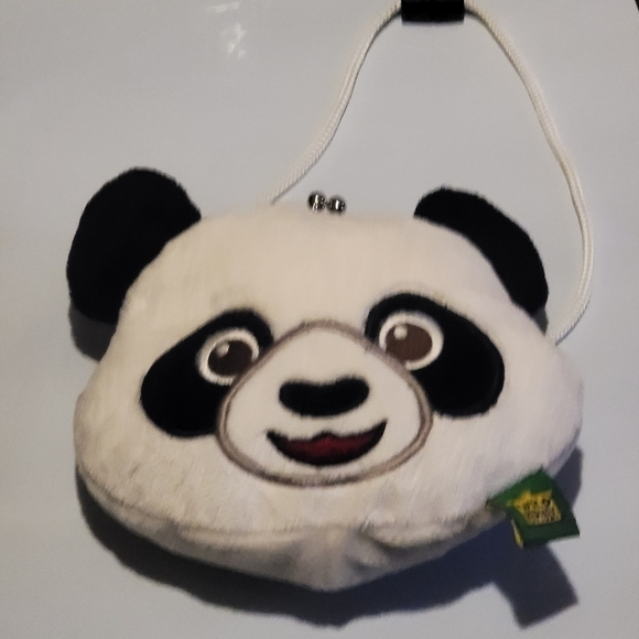 WILD REPUBLIC PANDA BEAR head purse bag wallet kids - Picture 7 of 8